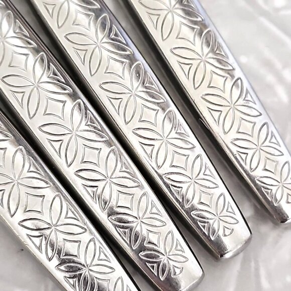 Noritake Allegro Table Knives 4pc 8" silverware flatware replacement MCM vtg - Picture 6 of 8